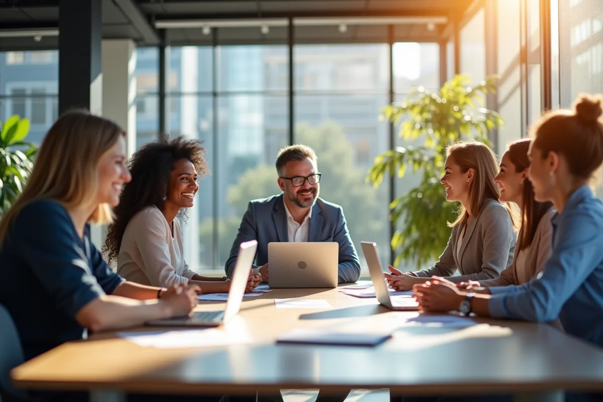 Collaboration en entreprise pour améliorer la productivité et l'engagement