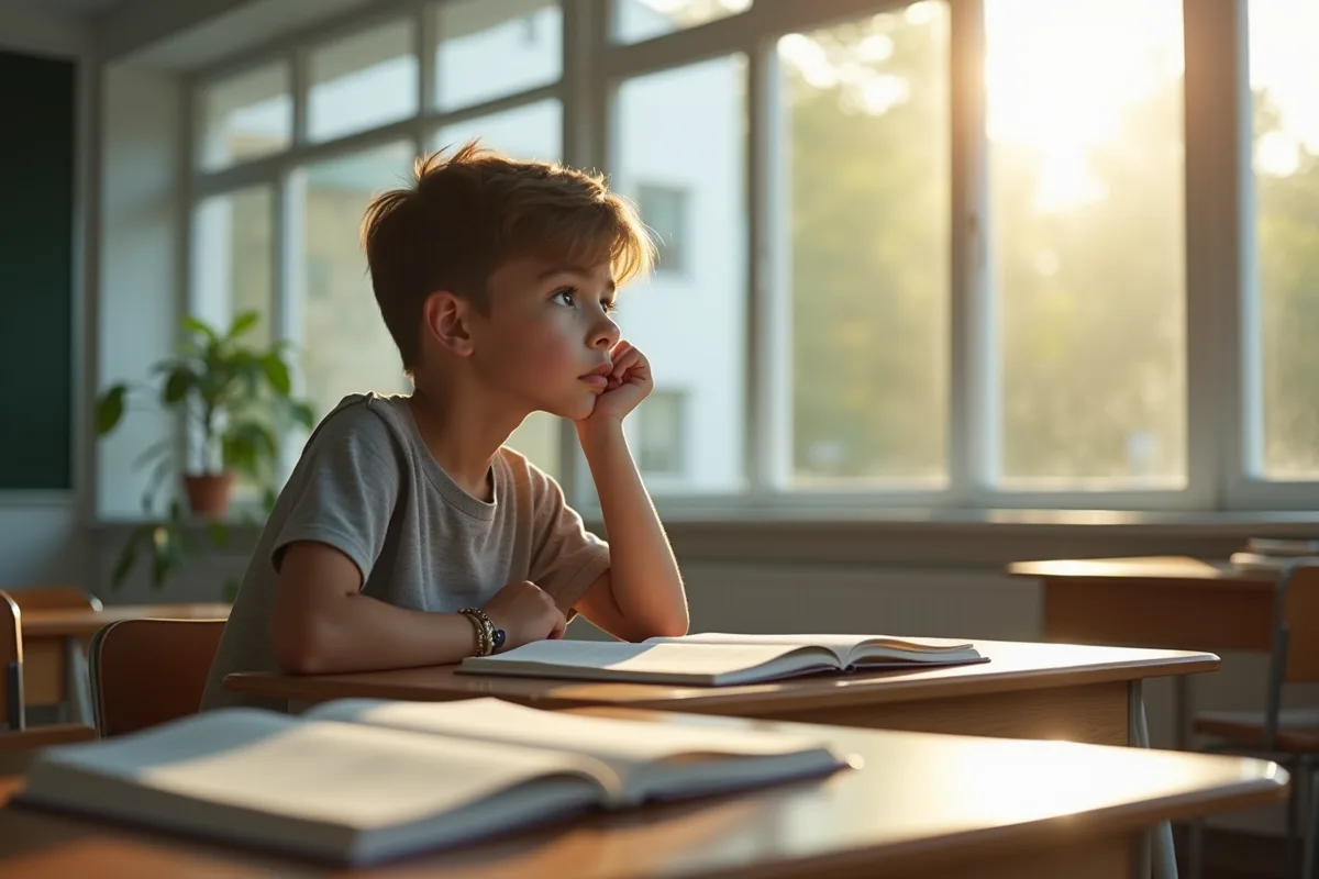 Élèves en classe discutant des défis de l'échec scolaire